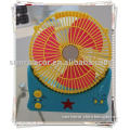 Emergency rchargeable fan with radio/LED light